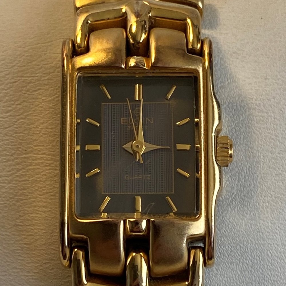Elgin Swiss Women's Gold Tone Fashion Watch